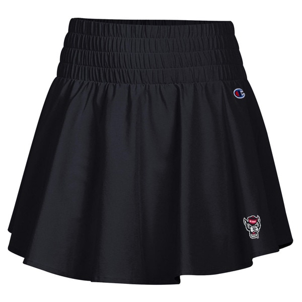 Black Ladies Tailgate Ruffle Skirt